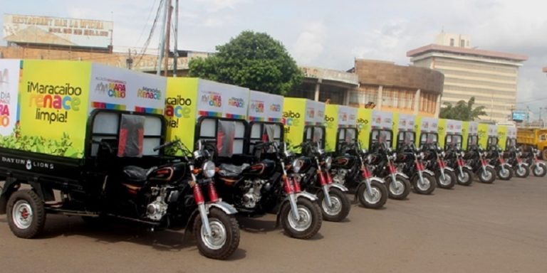 Motos recolectoras de basura