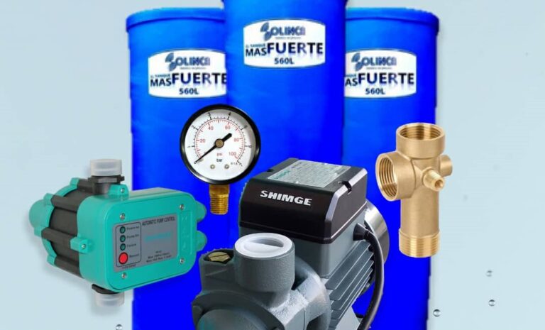 Water Supply "te la pone fácil" Tanque, bomba, manómetro, press control y válvula por $190