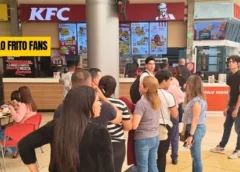 ¿Colas para comer en el KFC del Sambil? Fanáticos del pollo frito del Coronel no dudan en esperar su turno para ordenar.