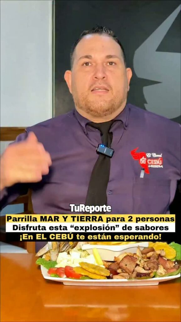 Parrilla MAR Y TIERRA para 2 personas. Disfruta esta "explosión" de sabores ¡En EL CEBÚ te están esperando!