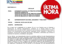 ¿No será obligatoria la cartelera fiscal? El Seniat en proceso de modernización. Maniglia gira instrucciones a personal